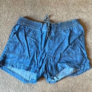 Old Navy Light Weight Faux Jean Shorts